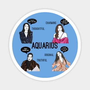 Aquarius- Bravostrology series Magnet